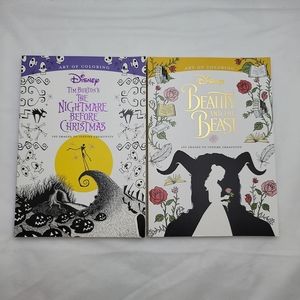 *FINAL PRICE* Art Of Coloring Disney Editions Coloring Books (Set Of 2)